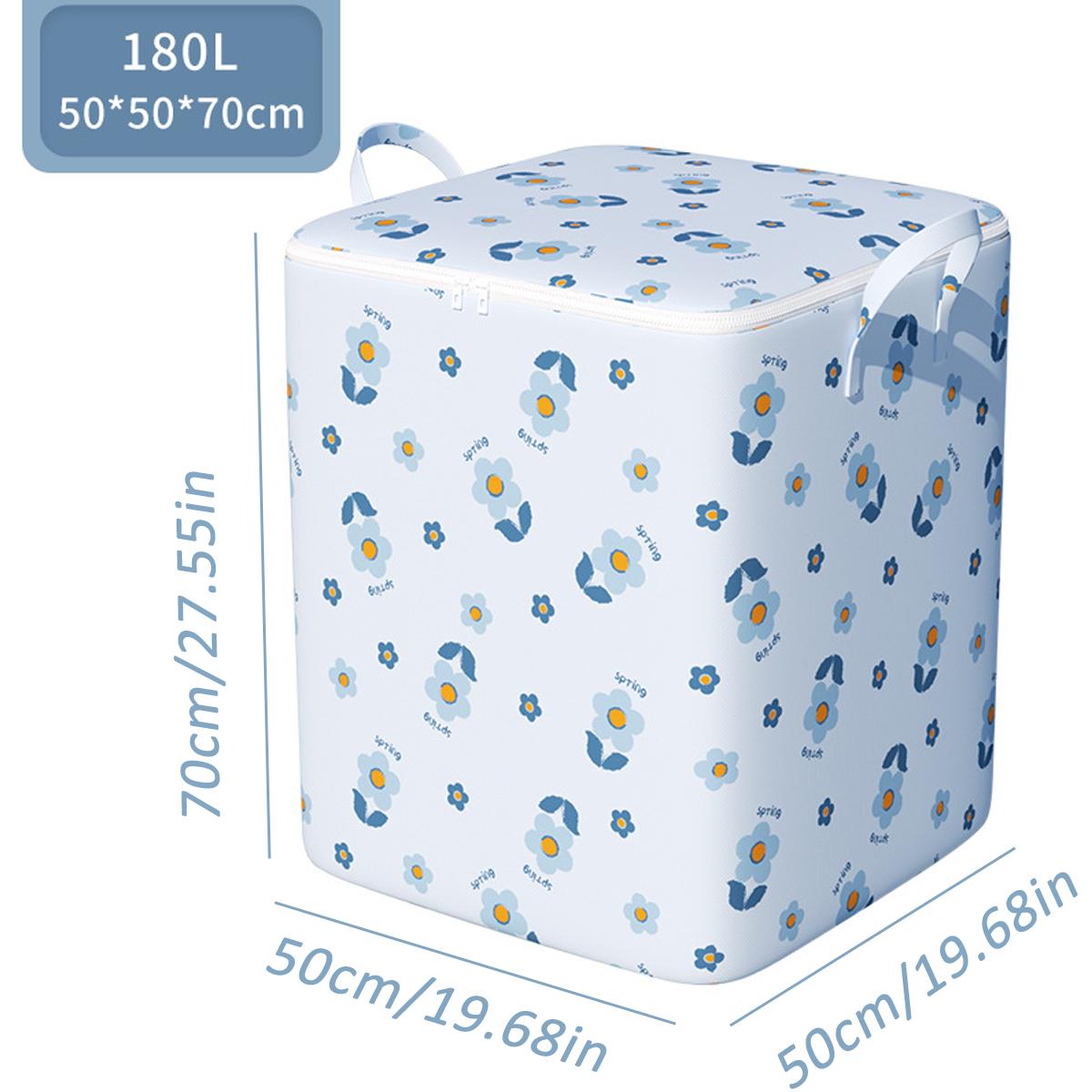 

Пилонепроникна сумка для зберігання великої місткості Ковдра та органайзер для одягу із застібкою-блискавкою та ручками для шафи Складна сумка для зберігання одягу Чохли-органайзери для ковдр