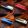 Swan Harmonica 24 Hole Beginner Music Instrument With Silver Cover For Students And Adults