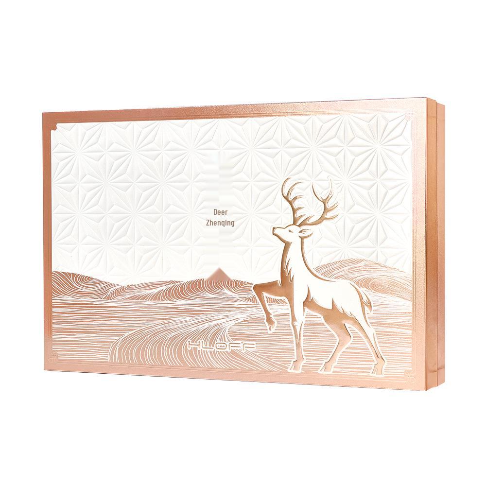 HLOFF True Love Makeup Gift Box: Luxury 10-Piece Set with Gift Bag for Qixi Festival Valentine's Day, Perfect for Young Beauty Enthusiasts
