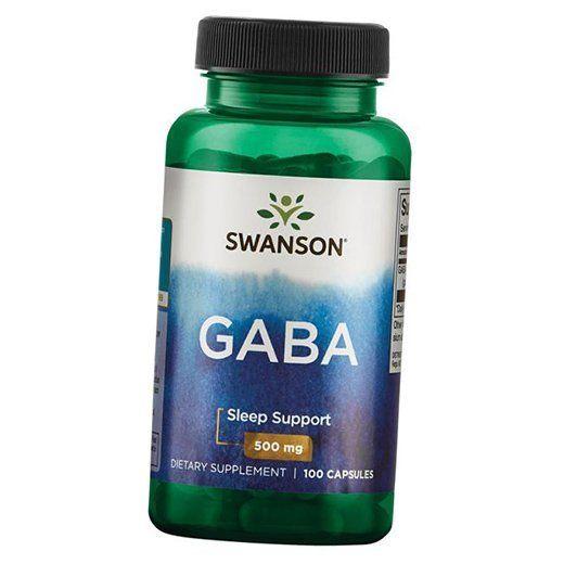 

Гамма-аміномасляна кислота, GABA 500, Swanson 100капс (72280009) 100caps