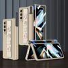With Wrist Strap Pen Holder Case for Samsung Galaxy Z Fold 7 6 5 4 Cover with Screen Glass Pen Slot Hard for Galaxy Z Fold3 Case