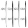 4Pcs Boat Mooring Cleat Sturdy Stainless Steel Dock Cleats for Marine Yachts Inflatable Yachts