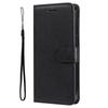 For Samsung Galaxy A56 5G Case Solid Color Leather Mobile Cover Wallet Stand with Strap