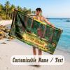 Personalized Beach Towel,The Gruffalo Custom Printed Name Text, Super Absorbent Towel For Beach Vacation
