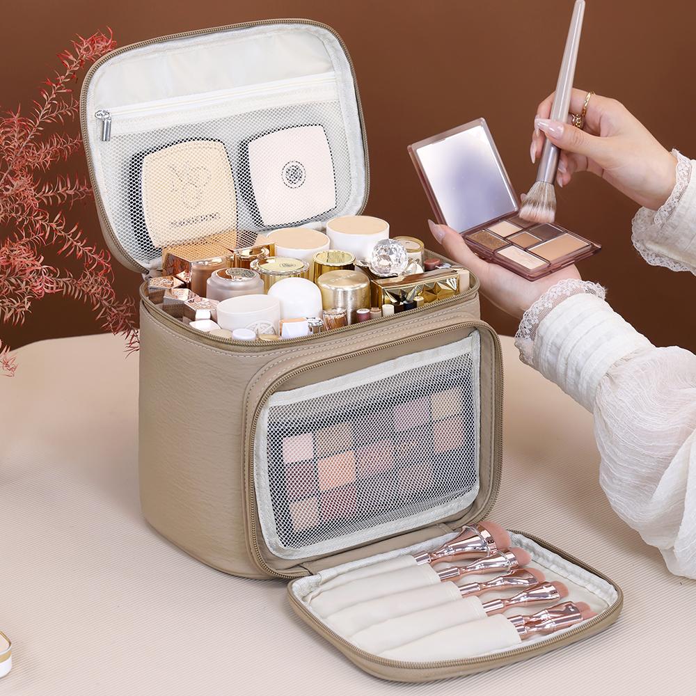 Large Capacity Women's Makeup Bag Waterproof Travel Makeup Brushes Holer Portable Storage Organizer Girl Comestics Toiletry Bag