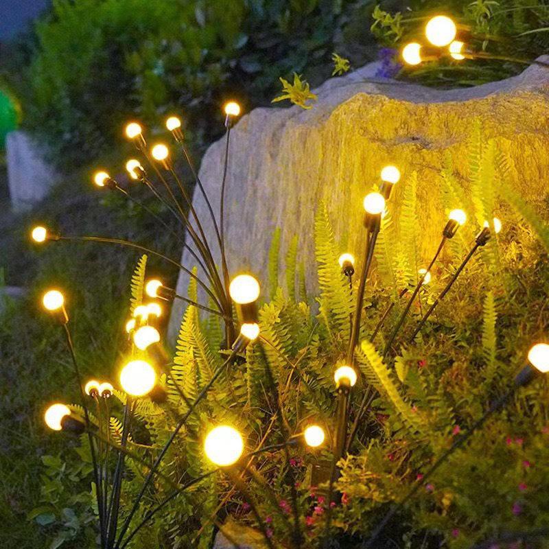 Waterproof Solar Firefly Lights for Outdoor Garden Decoration