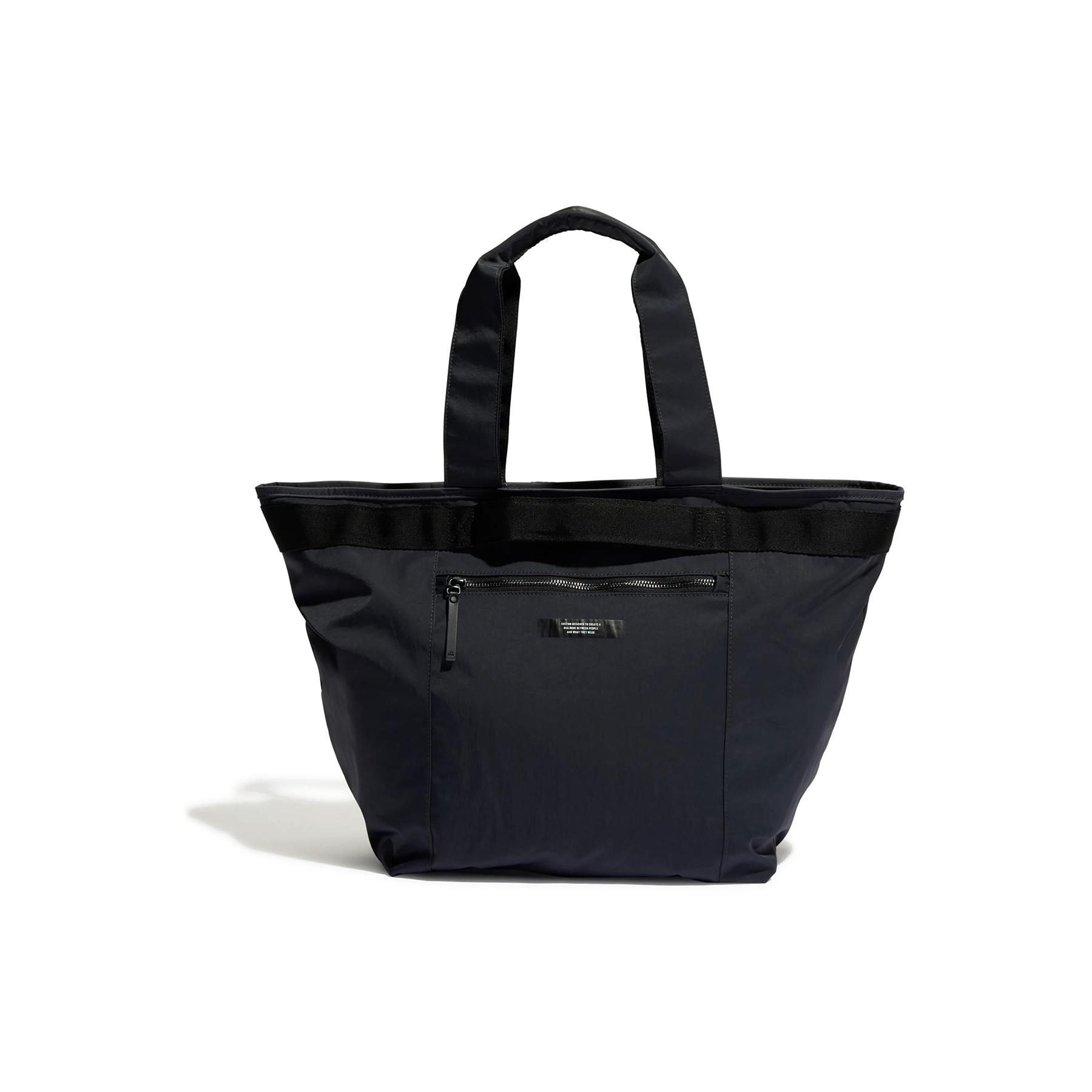 

New Adidas Polyamide Tote Bag Shopping Bag Sports Bag Shoulder Bag Handbag Regular Unisex Black HK6488 57*22*35CM