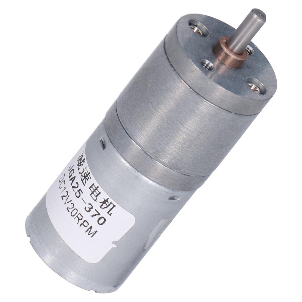 DC Motor JGA25?370 Worm Electric Reduction Engine for Power Tools Massage Equipment DC12V 20RPM