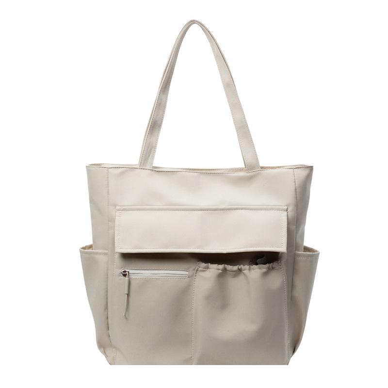 

Large-capacity Fashionable Single-shoulder Hand-carry and Crossbody Casual Women s Bag бежевий