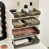 Cosmetic Organizer Makeup Storage Box Desktop Office Multi-function Organizing Box Table Clear Drawer Multi-layers Storage Racks