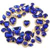 Mixed 50-Piece Crystal Claw Chain Set for DIY Wedding Dress & Headdress Accessories