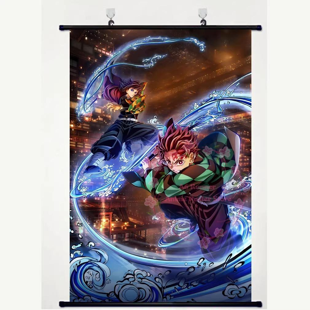 Tasse D-Demon S-Slayer Château de Mugen Neuf Piliers Tomioka Giyu Tanjiro Papillon Ninja Affiche Rouleau Anime Produit Dérivé