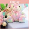 Rainbow Bear Plush Toy With Soft Cotton Material For Kids And Birthday Gift