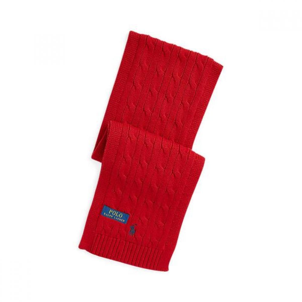 Polo Kids Boys 8 18 Years Cable Knit Cotton Scarf SM
