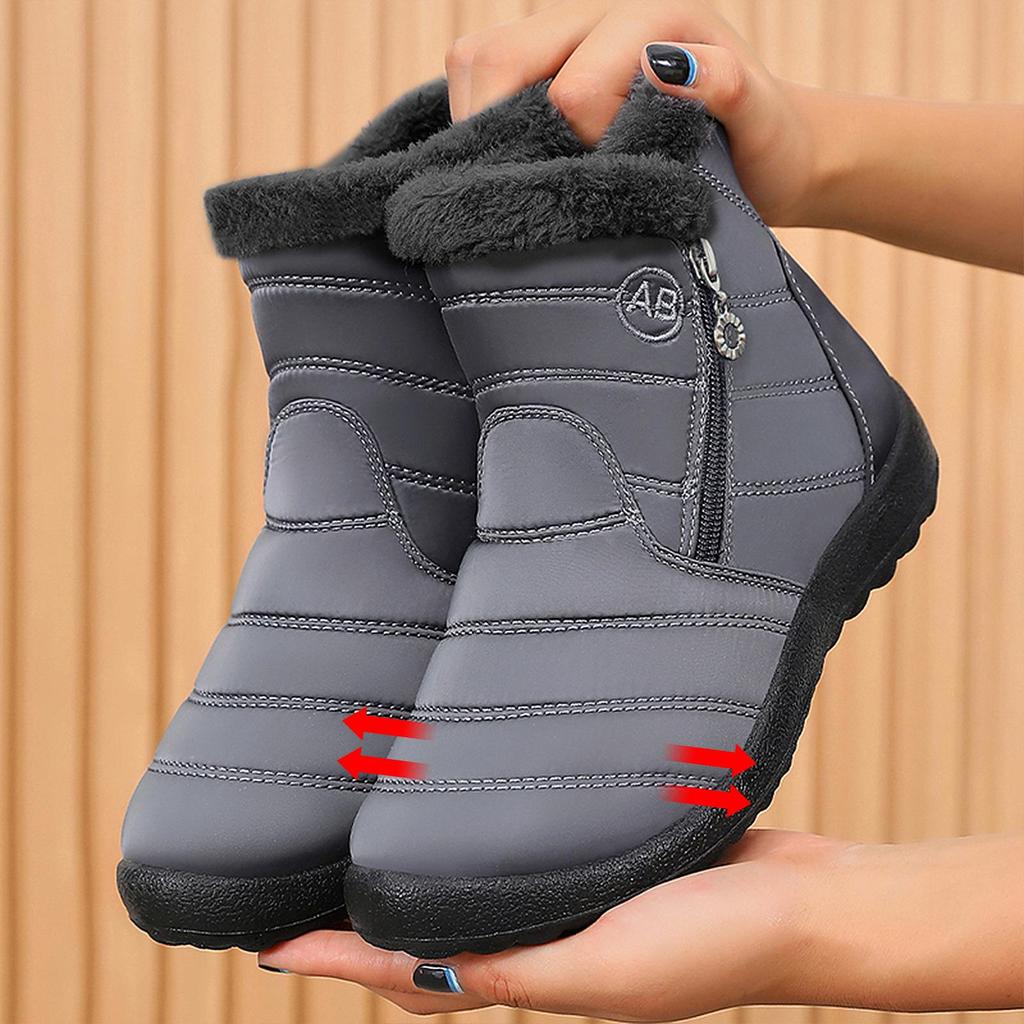 Unisex Winter Plus Samt Warme Baumwolle Schneestiefel - Polyurethan Lange Stiefel, Erhältlich in Übergrößen