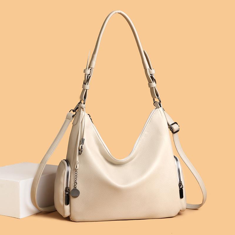 Fashionable Faux Leather Shoulder Bag,women's Large Capacity Handbag,retro Shoulder Bag,multi Pocket Crossbody Bag Suitable for Daily Use and Shopping