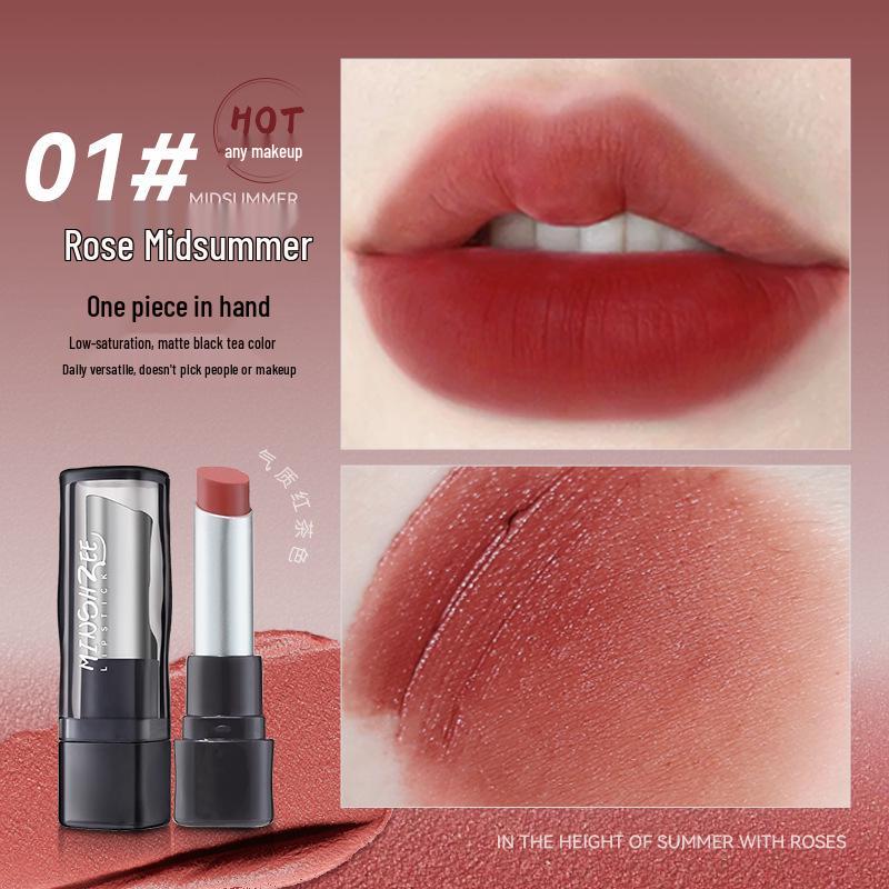 Mingxi Zhi Matte Velvet Lip Gloss - Long-lasting, Non-Transfer, Fade-Resistant Women's Lipstick.