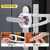 Punch-Free Pet Door Opener Adjustable Cat Door Holder Latch Easy Installation Pet Flap Door for Dog Cats Pet Supplies