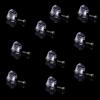 10x Clear Faceted Small Drawer Knob Cupboard Cabinet Pull Handle