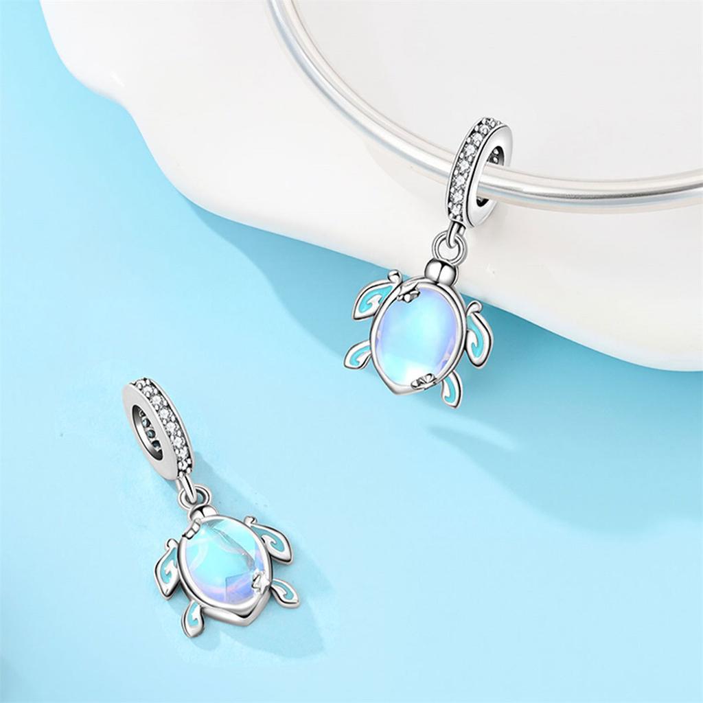 2026 Charm Charm Beads Sea Life Starfish Sea Turtle Jellyfish DIY Jewelry Bracelet Accessories 925 Silver