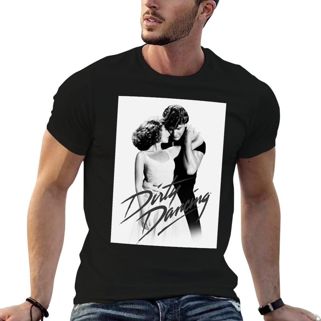 Dirty Dancing Poster Movie TShirt Casual Minimalist Short Sleeve Top
