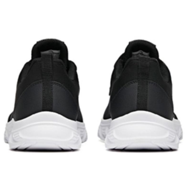 Anta Running Collection Cushioning Anti-Slip Wear-Resistant Breathability Low-Top Running Shoes Men's Black White Sneakers 912045523-2