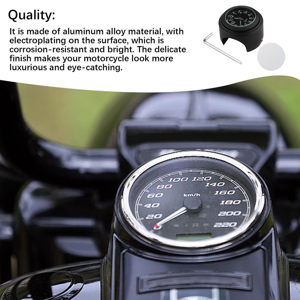 Dial Bike Watch - Accurate Waterproof Watch | Fits 22-25.4 Mm Handlebar Riding