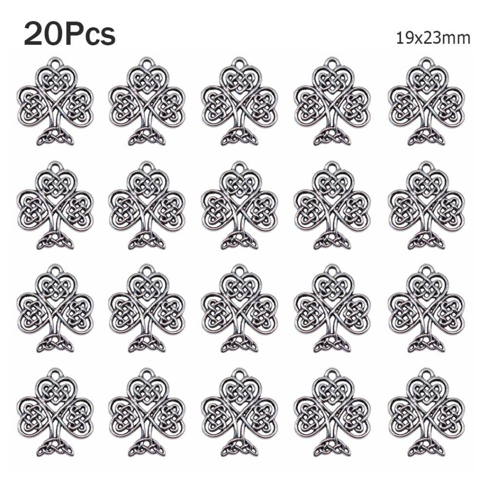 20Pcs Alloy Jewelry Making Charms 19x23mm Size Handmade Craft Charms DIY Craft Pendant  Key Chains