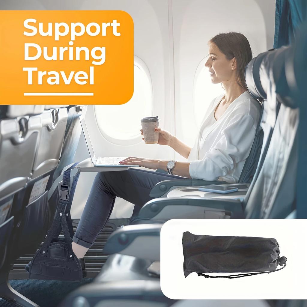 Reiseaccessoires Reise-Ruhe Hängebett Büro Hängeschlaufe Flugzeug Hochgeschwindigkeitszug Ruhe Fuß Hängebett Fußpedal Hängender Fuß