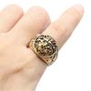 Retro Punk Jewelry Domineering Lion Head Style Lion Ring