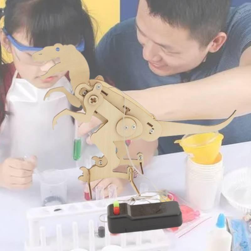 Diy Wooden Tyrannosaurus Rex Educational Science Craft Kit For Kids Hands-on Learning J-22 Material Pack