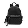Schoolbag Backpack Women's Travel Bag Simple and Lightweight Soft Leather PU Multifunctional Anti-splashing Versatile Medium Backpack New Leisure Bag