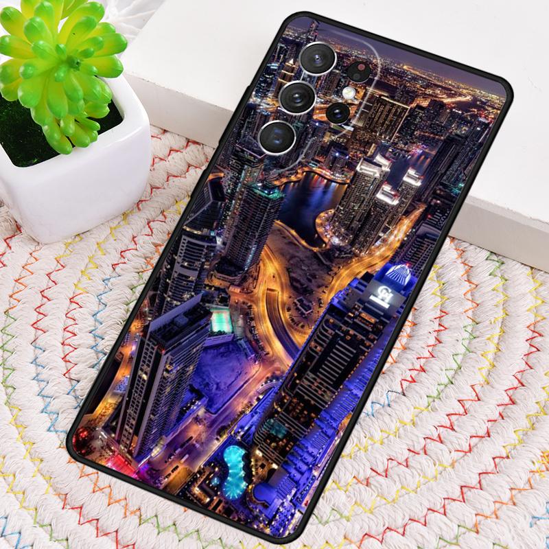 Pyramider Taj Mahal Dubai Telefonfodral För Samsung Galaxy note 10 pro S26 S25 S24 S23 S22 Ultra Plus S21 FE S20 Stötsäkert Fodral