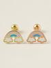 Minimalpiercing 14K Over The Rainbow Piercing Earrings