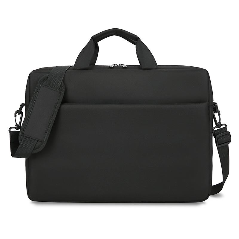 

TS JYL laptop bag,Oxford Laptop Handbag Business Commuter Crossbody Document Bag 13-14 inches чорний