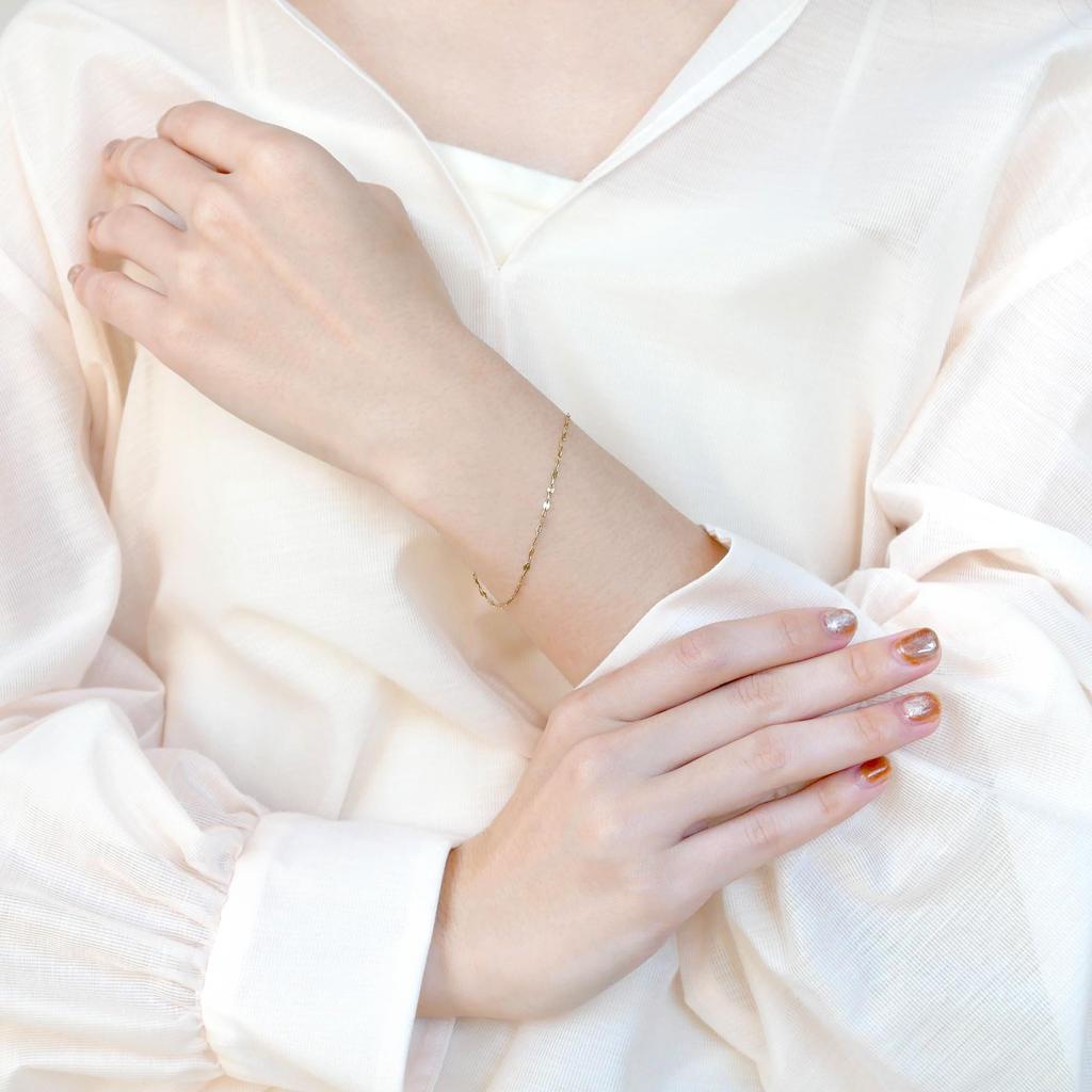 VA Vendome Aoyama K10YG Gold Bracelet GJVB0121LSYG 2-Way (Anklet)