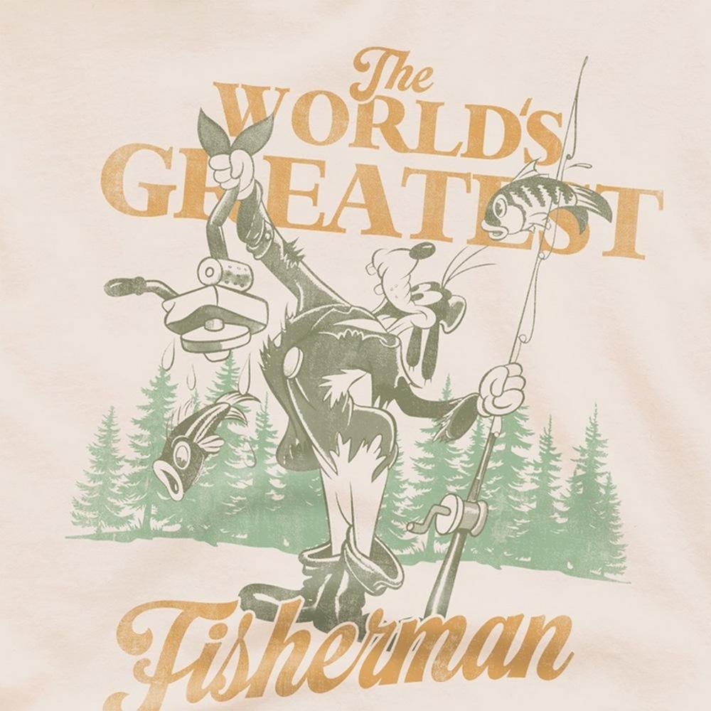 Mickey & Friends Mens The WorldÂ´s Greatest Goofy Fisherman T-Shirt