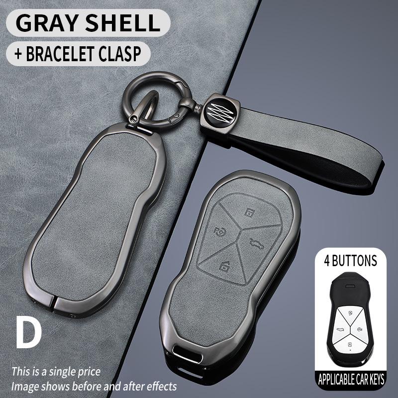 XPeng Car Key Case: Compatible with G3i, G9, G6, P7i Models, Metal Shell for Men & Women
