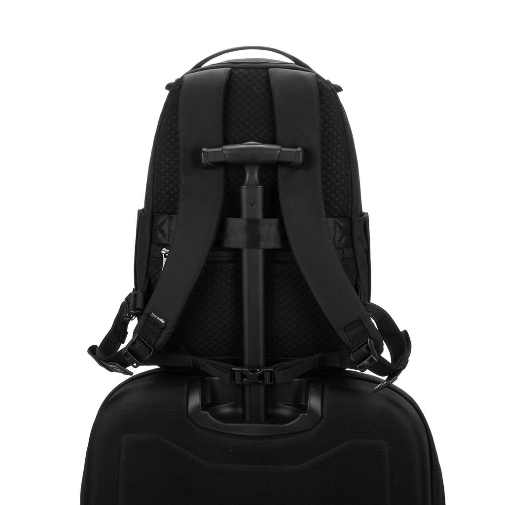 Pacsafe V 16l All-Round Backpack, Jet Black, 16 Liters, Pacsafe V 16l All-Round Backpack