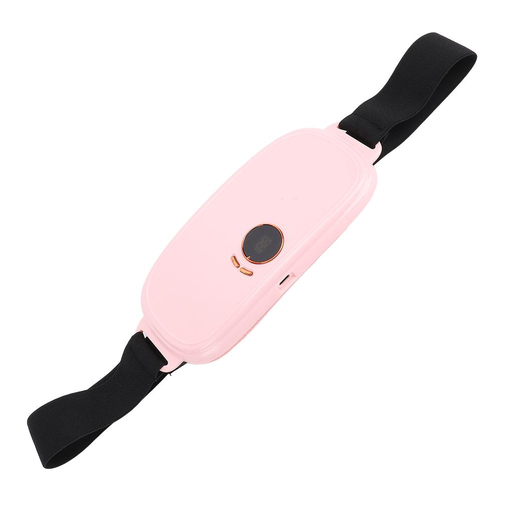 Pink Warming Waist Belt Waist Heating Pad Portable Electric Waist Heating Wrap for Home Office