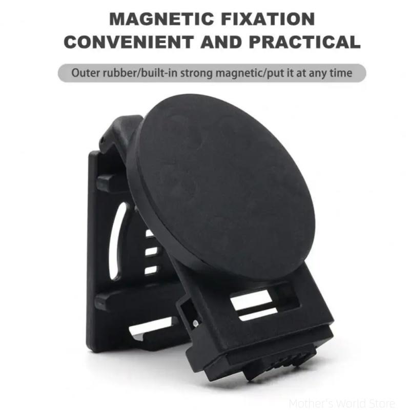New Black Magnetic Belt Buckle Adjustable Portable Rubber Wrap Magnetic Suction Cup Suction Screw Hardware Hand Tool Accessories