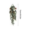 Artificial Pine Needle Branches Outdoor Garden Windowsill Decor Faux Hanging Plants Christmas Party Home Decoration Plant