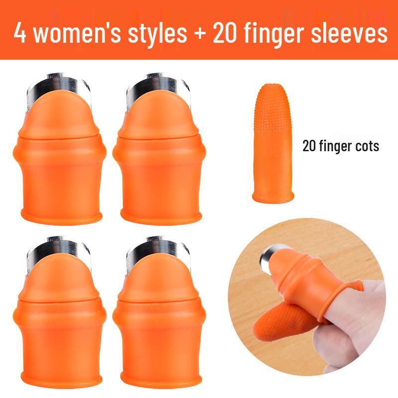 Stainless Steel Thumb Knife for Vegetable, Tea, and Garlic Peeling