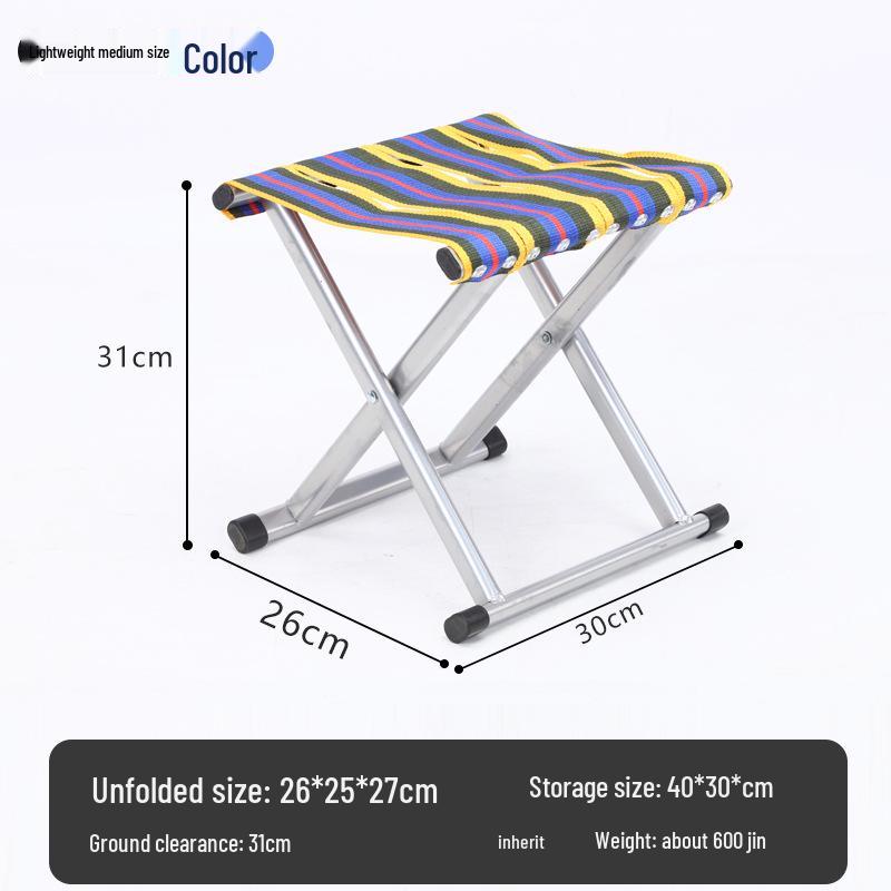 Portable Folding Backrest Chair for Camping, Fishing, Home, and Outdoor Use