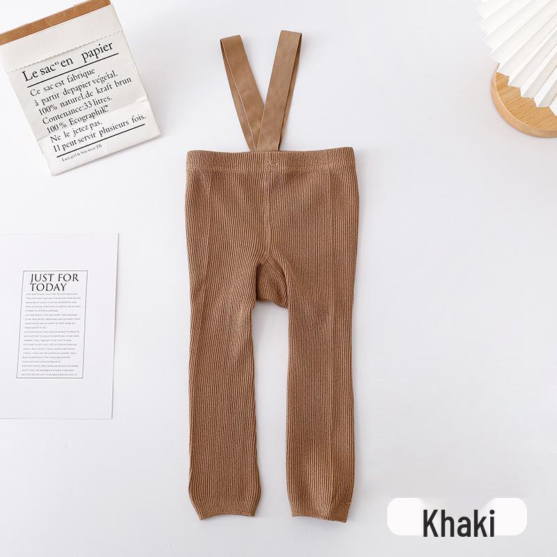 Dětské vzpěračské kalhoty a jarní legíny set: Dívčí podzimní legíny, kombinézy a ponožky