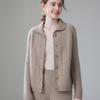 Women's Thickened Cashmere Lapel Cardigan Sweater