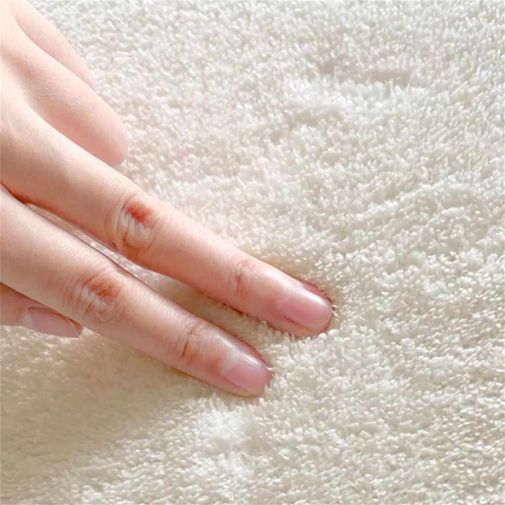 Absorberende baderomsteppe med gummibakside, maskinvaskbar bølgebadematte med myke og høykvalitets ultrafine fibre, egnet for rask tørking