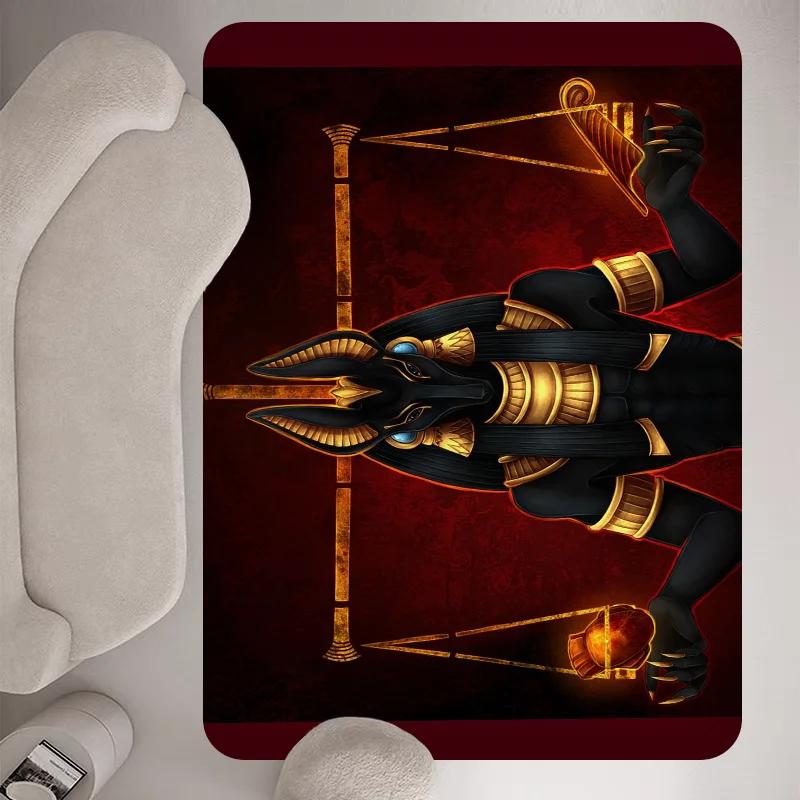 Ancient Egypt Egyptian Floor Carpet Kids Room Bedroom Decoration Balcony Anti-Slip Doormat Living Room Hotel Decor Mat