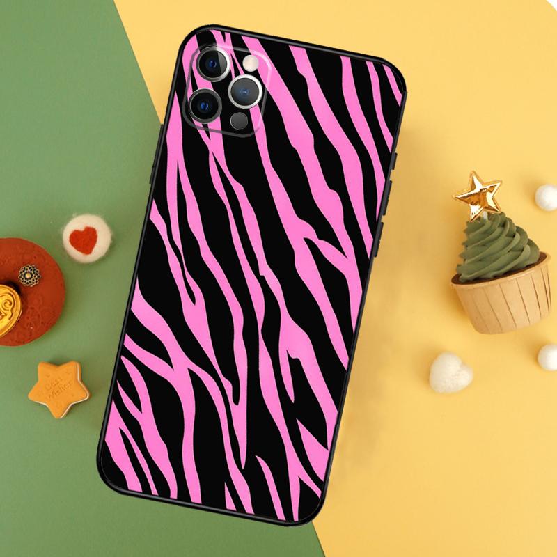 Zebra Stripe Print Phone Case For iPhone 17 16 14 13 12 11 15 Pro Max 12 13 Mini 16E 17 Air Shockproof Cover