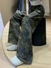 American Retro Camouflage Rivet Ripped Women's Loose Wide-Leg Jeans (2025 Spring/Autumn New Design)